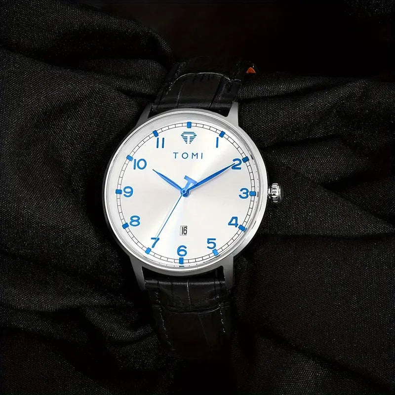 TOMI T-108 Calendar Dial Unisex Watch Quartz Date