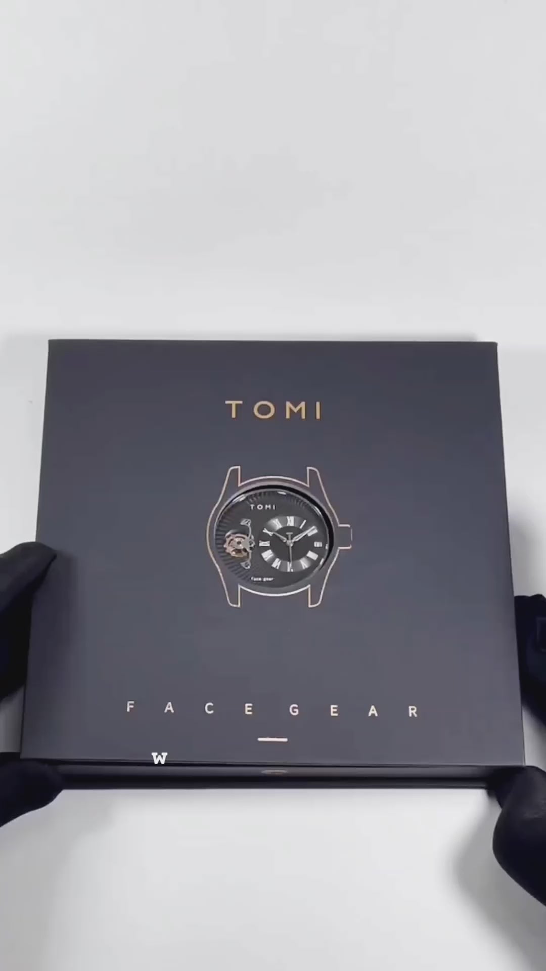 TOMI T-104 Face Gear Dual Strap Watch