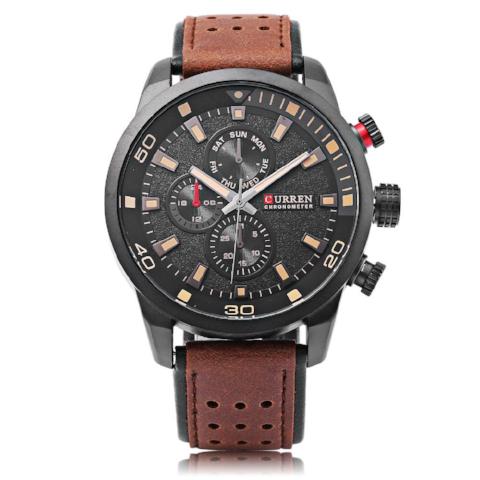 Curren Men's Sports Military Geniune Leather (Dial 4.5cm) - CUR119