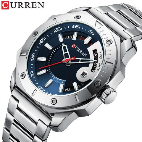 Curren Full Day Display Men's Watch (Dial 4.3cm) - CUR207