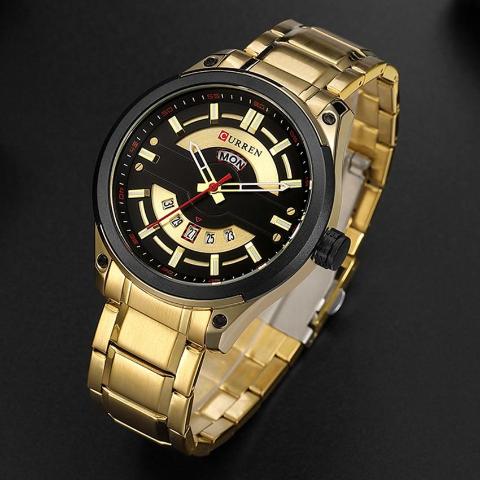 Curren Gold Luxury Men's Watch (Dial 4.5cm) - CUR 168