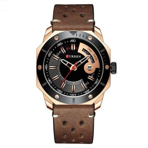 Curren Full Day Display Men's Watch (Dial 4.3cm) - CUR207