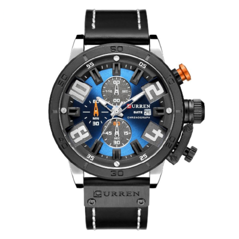 Curren New Men's Chronograph Watch (Dial 4.6cm) - CUR 165