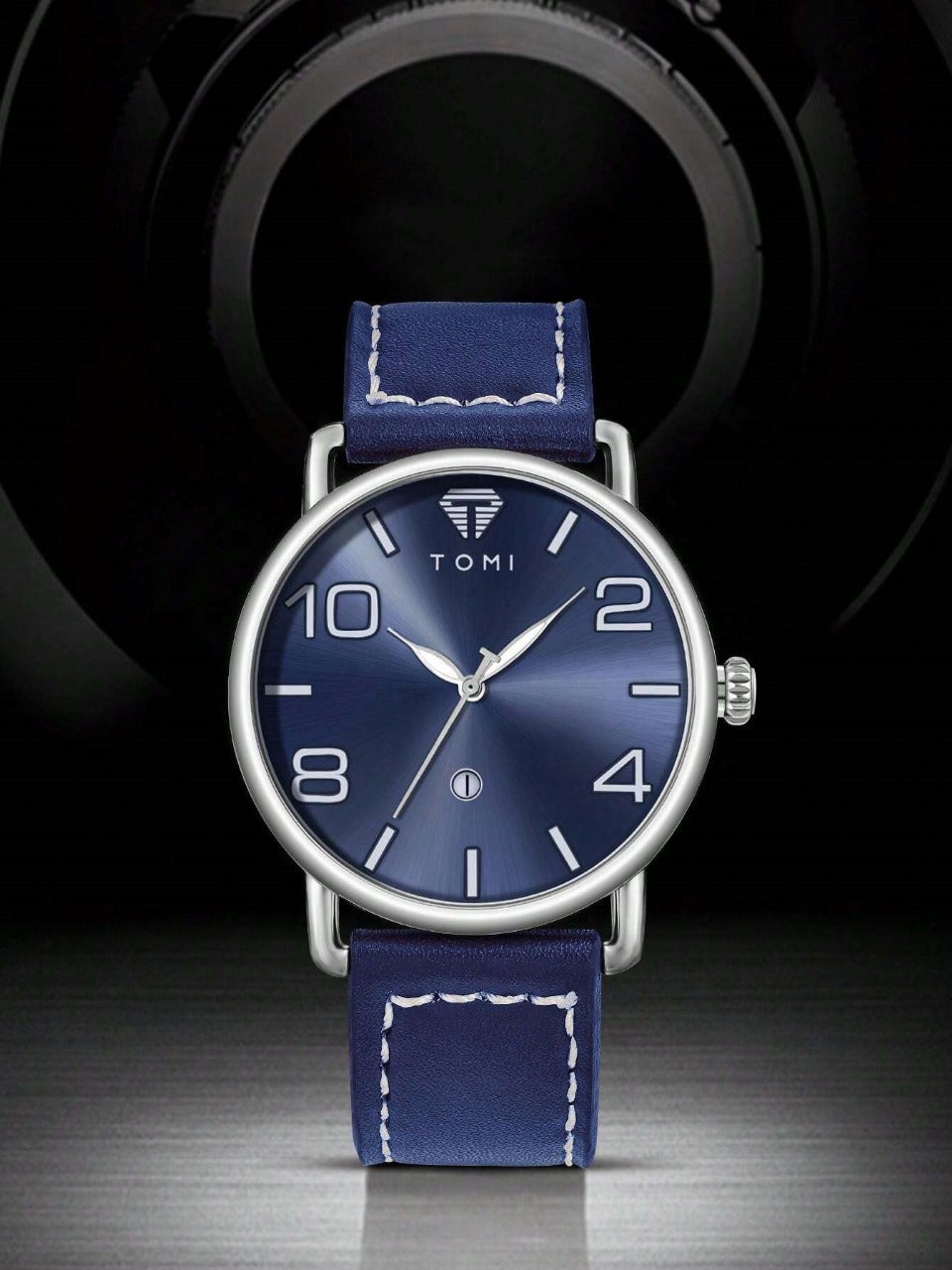 TOMI T-035 Men Wrist Watch Quartz Date Round Dial