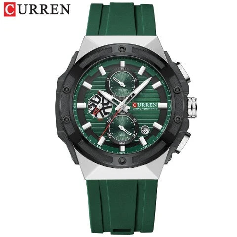 Curren Creative Silicone Strap Watch (Dial - 4.5cm) - CUR224