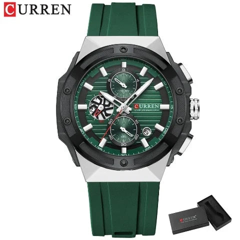 Curren Creative Silicone Strap Watch (Dial - 4.5cm) - CUR224