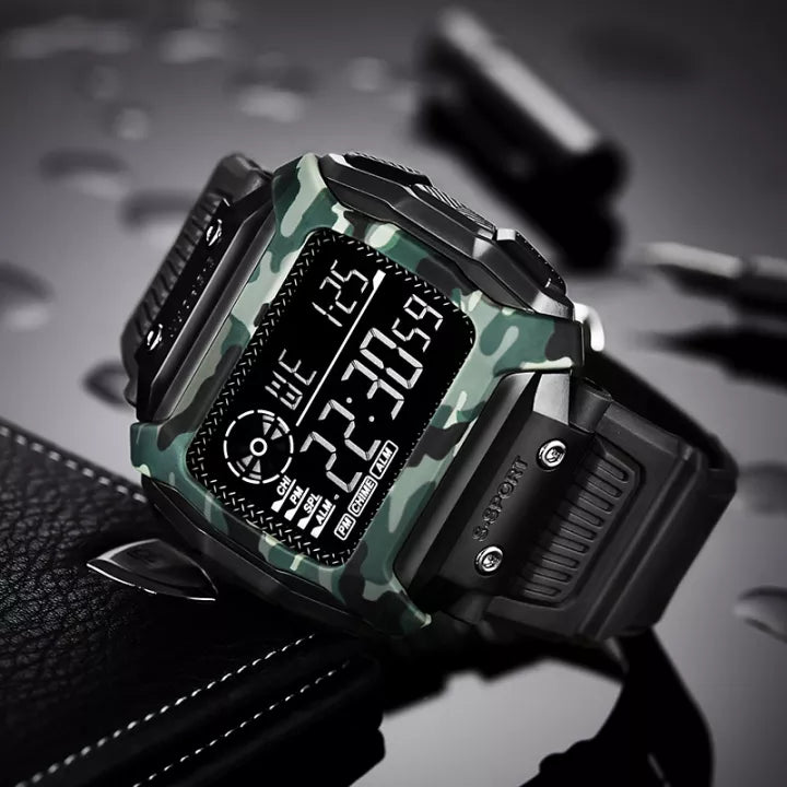 TOMI T-218 Digital Sports Watch Square Dial