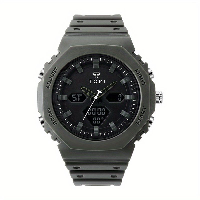 TOMI T-217 Dual Time Sports Watch