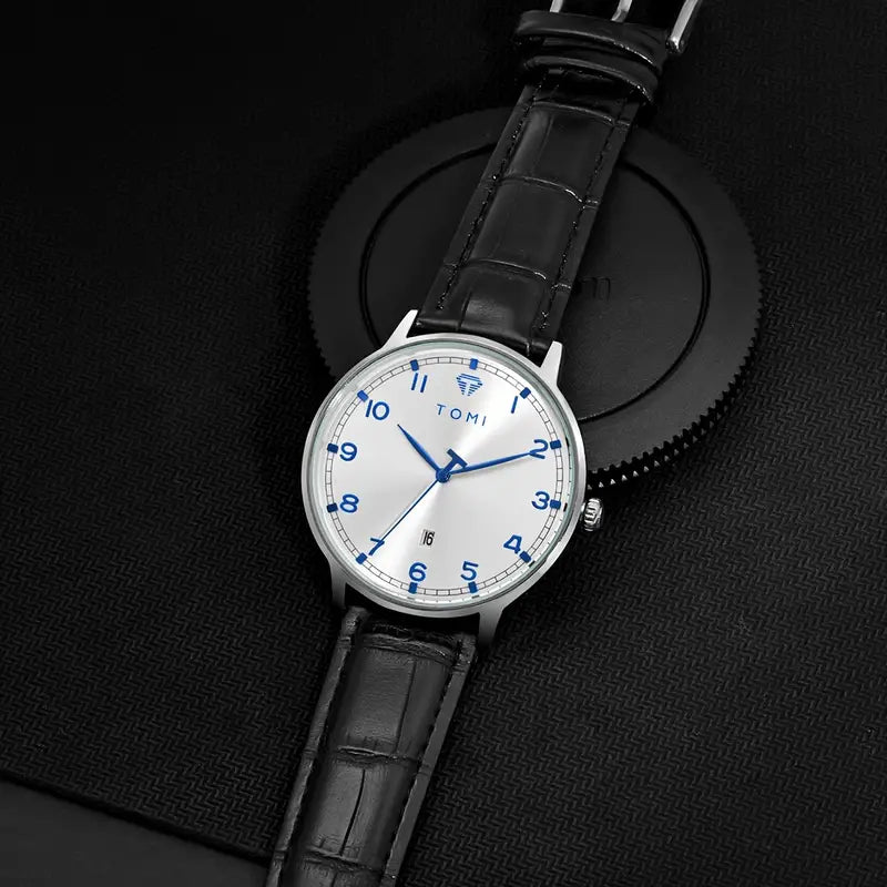 TOMI T-108 Calendar Dial Unisex Watch Quartz Date