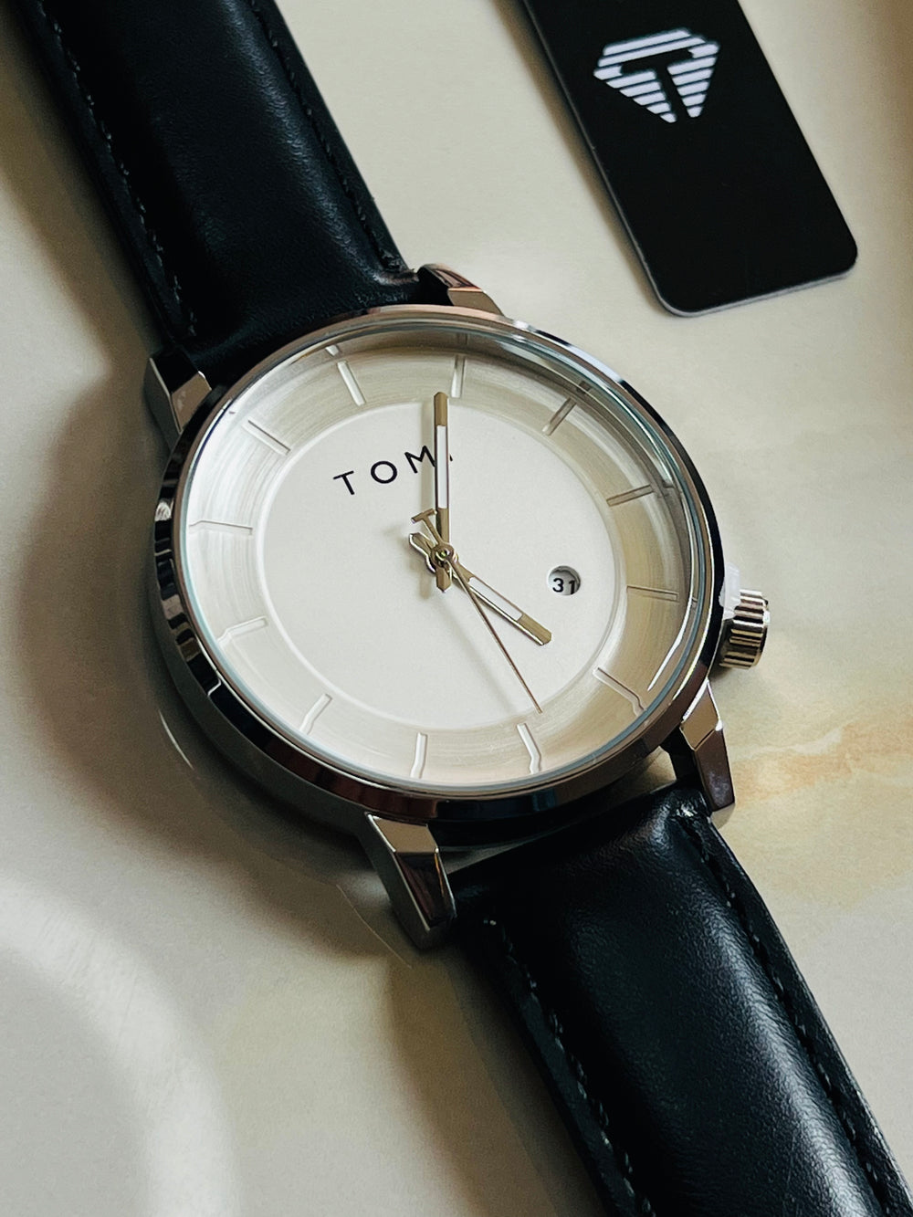 TOMI T-101 Casual Men's Watch Date Quartz Round Dial