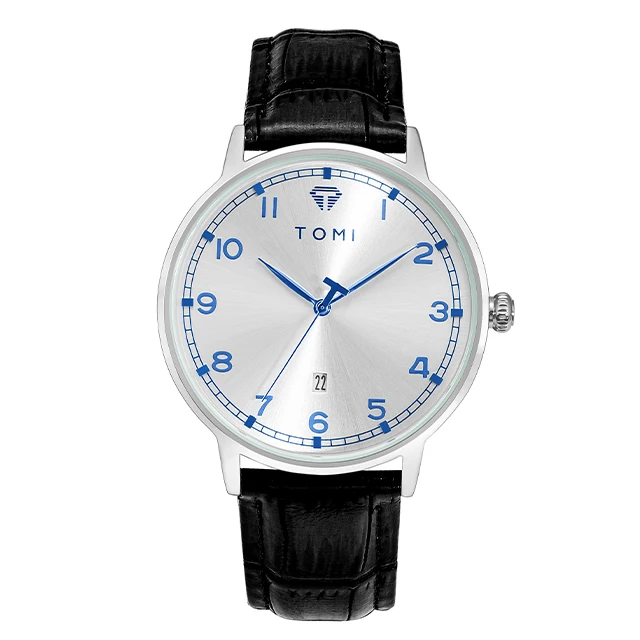TOMI T-108 Calendar Dial Unisex Watch Quartz Date