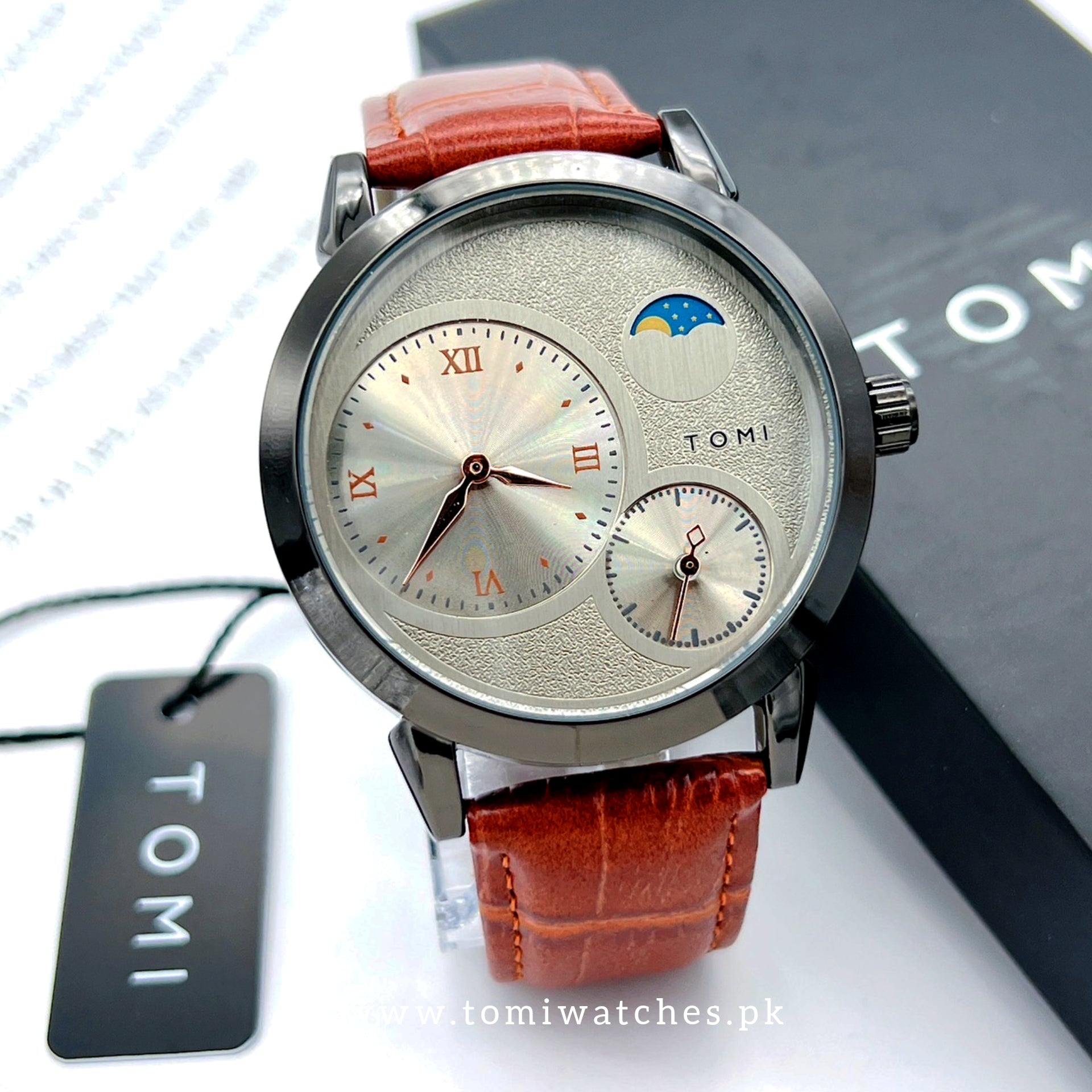 TOMI T-236 Moon Edition Chronograph Watch