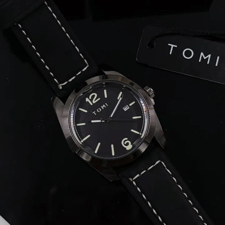 TOMI T-095 Luxury Watch Luminous Dial Quartz Date