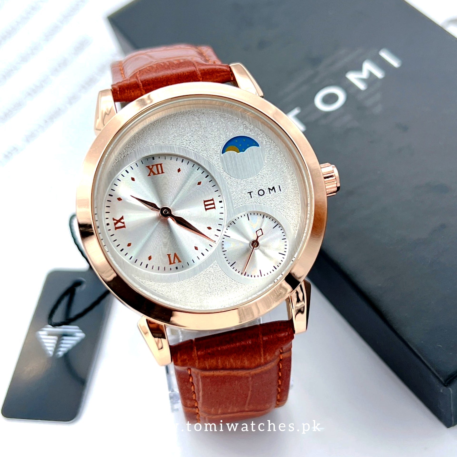 TOMI T-236 Moon Edition Chronograph Watch