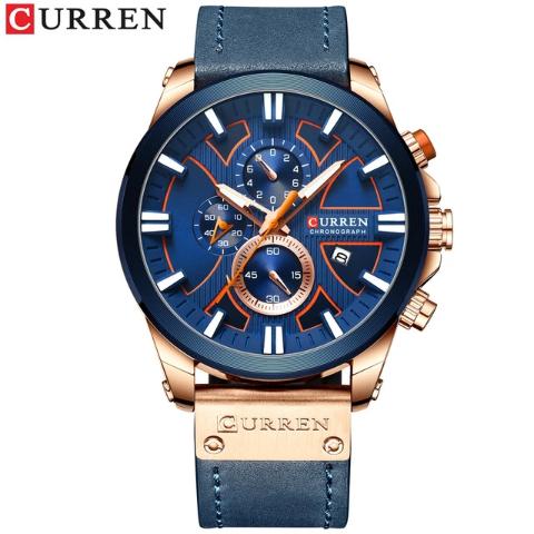 Curren Sports Chronograph Quartz Watch (Dial 4.9cm) - CUR197