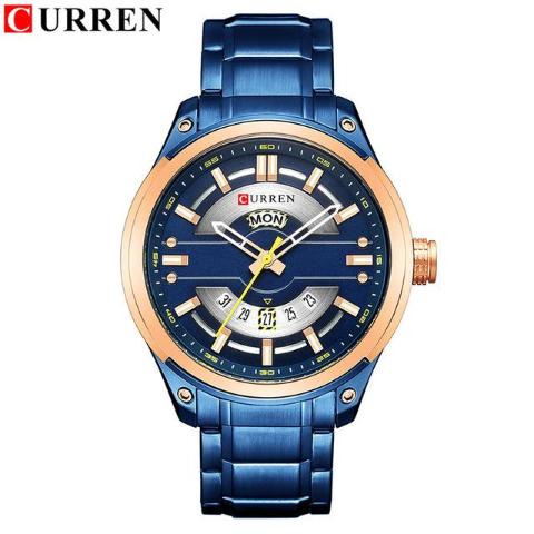 Curren Gold Luxury Men's Watch (Dial 4.5cm) - CUR 168