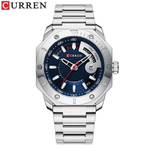 Curren Full Day Display Men's Watch (Dial 4.3cm) - CUR207