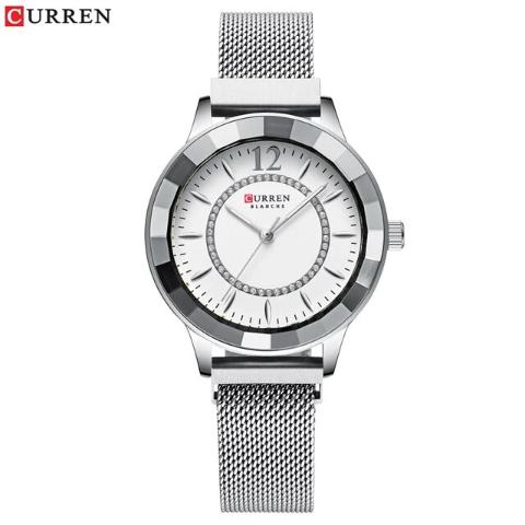 Curren Women's Blanche Crystal Watch (Dial 3.6cm) - CUR194