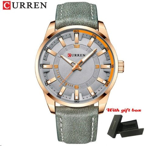 Curren Fashion Sports Leather Watch (Dial 4.7cm) - CUR213