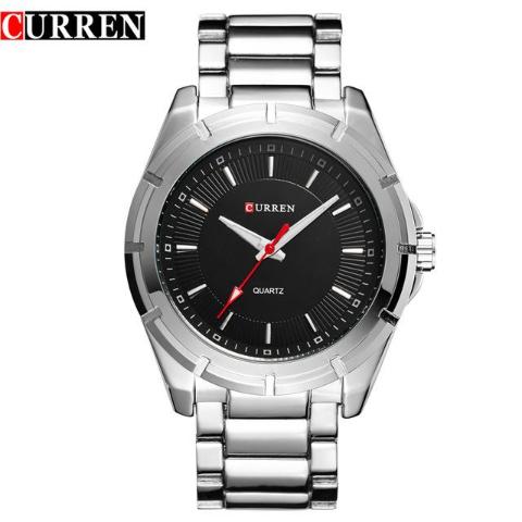 Curren Big Dial Stainless Steel Watch (Dial 4.4cm) - CUR 145