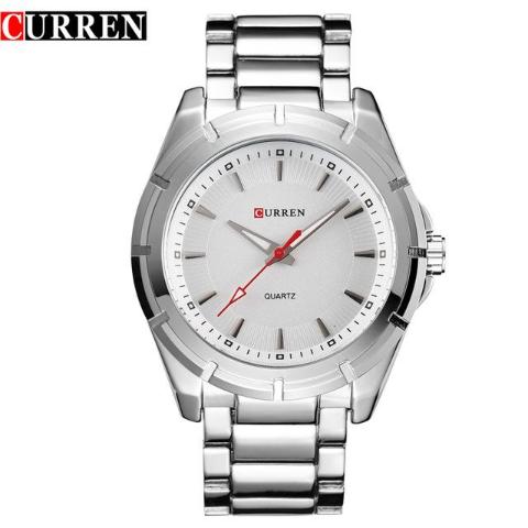 Curren Big Dial Stainless Steel Watch (Dial 4.4cm) - CUR 145