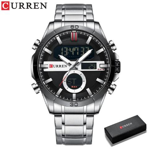 Curren Men's Digital Watch (Dial 4.8cm) - CUR211