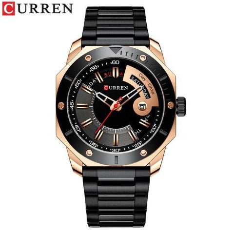 Curren Full Day Display Men's Watch (Dial 4.3cm) - CUR207