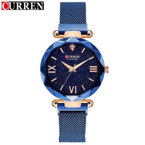 Curren Diamond Cut Women's Watch (Dial 2.8cm) - CUR175