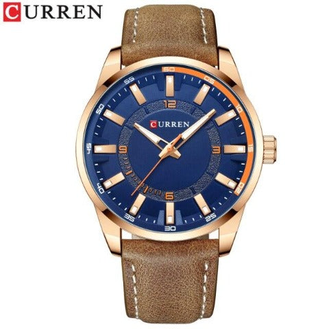 Curren Fashion Sports Leather Watch (Dial 4.7cm) - CUR213