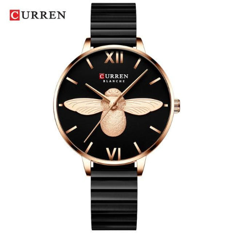 Curren "Blanche" Unique Design Ladies Watch (Dial 3.2cm) - CUR 179